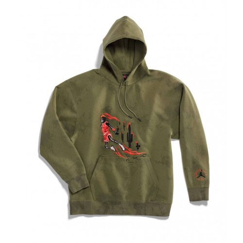 Cactus jack green hoodie cheap